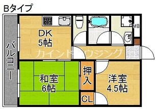 住ノ江駅 徒歩5分 3階の物件間取画像